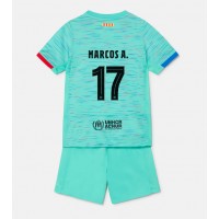 Otroški Nogometni dresi Barcelona Marcos Alonso #17 Tretji 2023-24 Kratek Rokav (+ Kratke hlače)